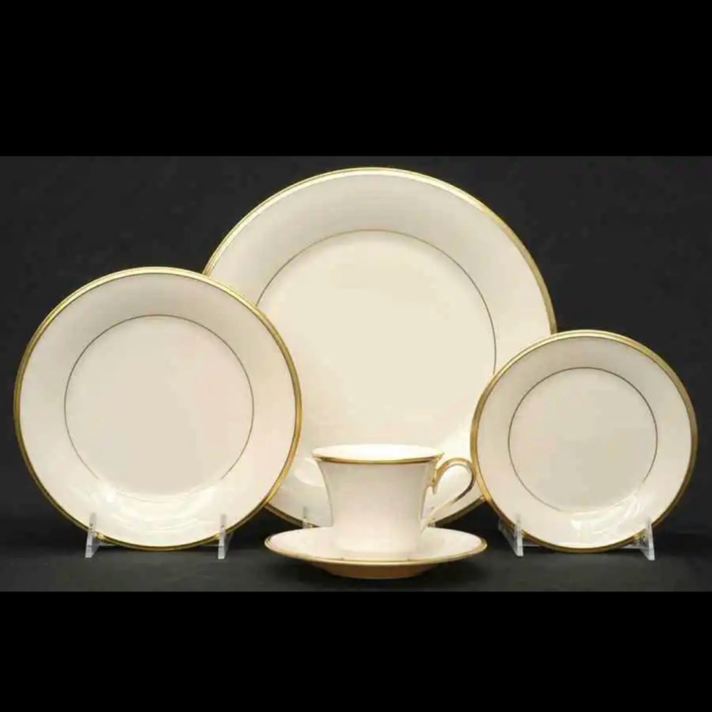 Lenox Cream and Gold Dinnerware Collection